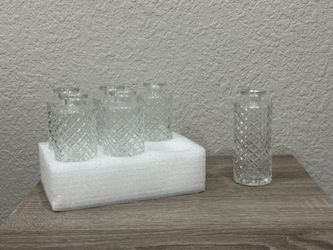 Set of 6 bud vases