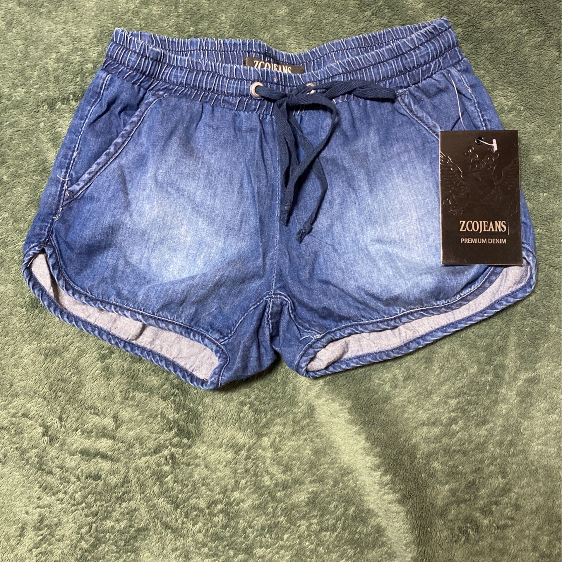 jean-like shorts