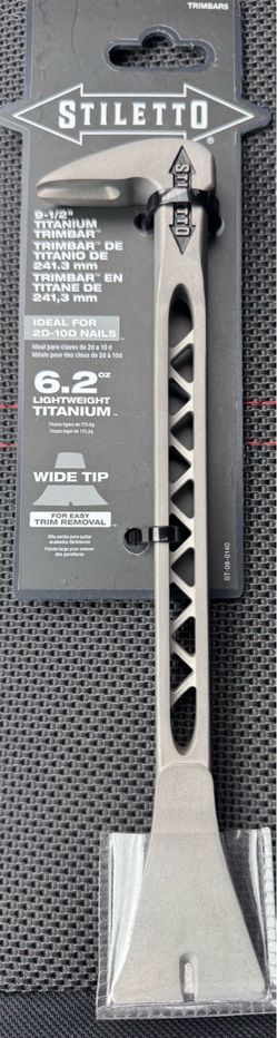 Stiletto Titanium Trim bar/ nail puller