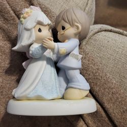 Precious Moments "You Will Always Be My Little Girl" Daddy And Daughter Figurine 