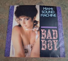 Miami Sound Machine Bad Boy / Surrender Paradise Ex. Cond. 45 RPM Single