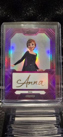 2025 Kakawow Phantom Disney Signature Auto Anna #PD-SIP-08 Purple /115 OC83