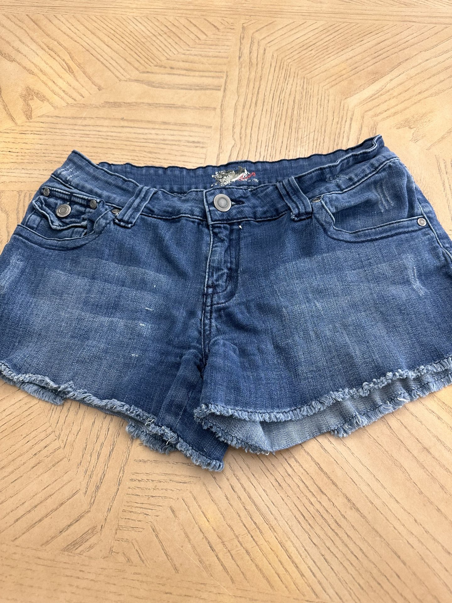 Timing Womens Shorts Blue Jeans Tag Cut-Off Denim Size large