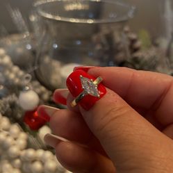 Marquis Cut Engagement Ring