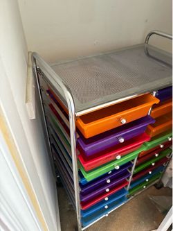 Steel Rack with colorful look $50