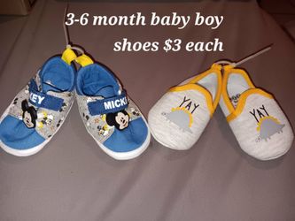 Boys shoes 3-6 months