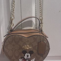 Coach Shaped Heart ❤️ With Mickey