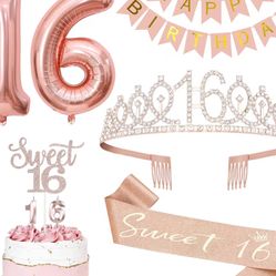 Sweet 16 Birthday Decorations 