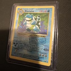 Pokemon Cards Shadowless Blastoise