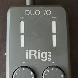 iRig Pro Duo I/O Mobile

2-Channel Audio/MIDI Interface