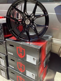 20” CURVE WHEELS GLOSS BLACK