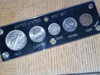 1940 United States Coin Set:  5-Coin Collection