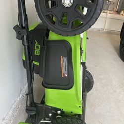 Green Works Lawn Mover & Blower