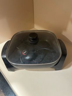 Like New:  Used Twice: Electric Skillet 12 inch Deep Fryer