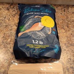 Bikini Star Hard Wax Beads 1.2lb-NEW