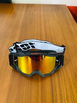 New motocross/MTB goggles with mirrored lens. Excellent quality.