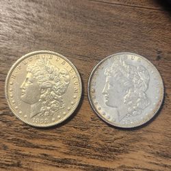 Morgan Silver Dollar 1883 & 1898 $1 Coin