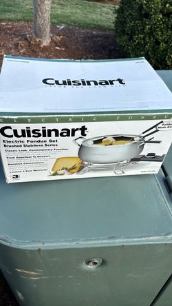 Cuisinart electric fondue set