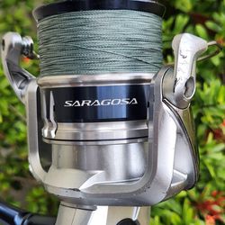 Shimano Saragosa 20000 Reel/Braid/Custom Rod