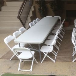 Rent chairs and tables party events