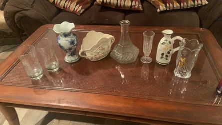 Mixed Lot of Glass and Ceramic Vases