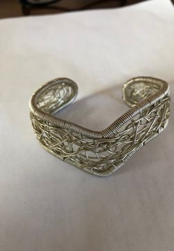 Woman’s sterling silver bracelet