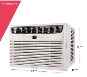 Frigidaire 15,100 BTU 115V Window Air Conditioner Cools 850 Sq. Ft. with Temperature Sensing Remote Control in White