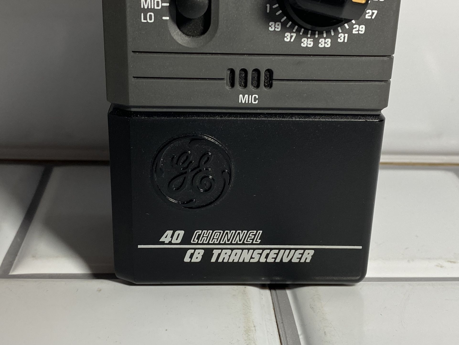 40 channel handheld CB radio GE