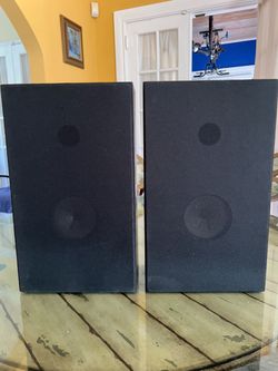 Bookshelf Speakers Pair Black