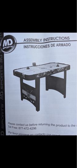 Small Air Hockey Table Game Brand New In Box