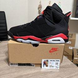 Size 10 - Air Jordan 6 Infrared Salesman