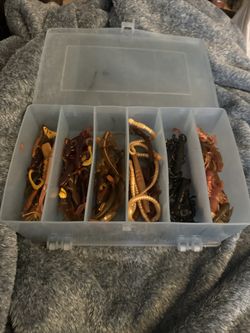 Large Lot of Soft Plastics Fishing Bait Bass Crappie Walleye Pike Largemouth 