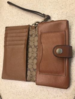 Authentic Coach Wallet & Wristlet Set