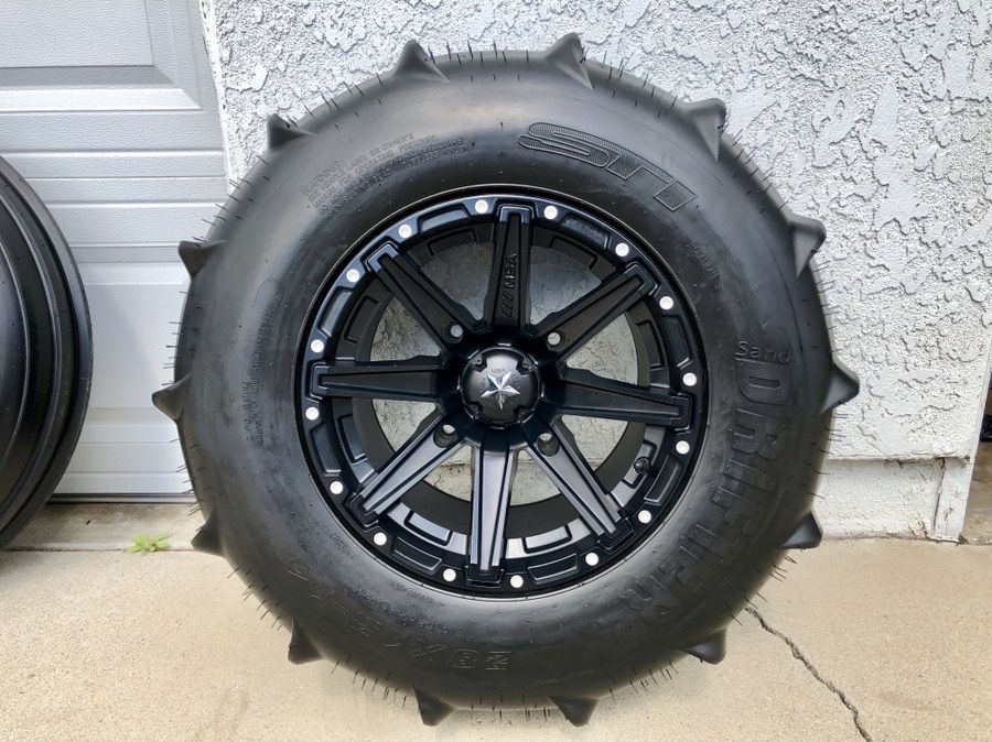 Sand Paddle Tires and Wheels for Polaris RZR, Can Am x3, Yamaha YXZ, Wildcat, SxS for Sale in