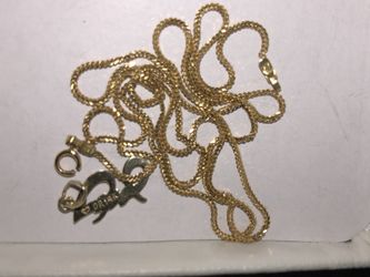 21k Gold Box Chain
