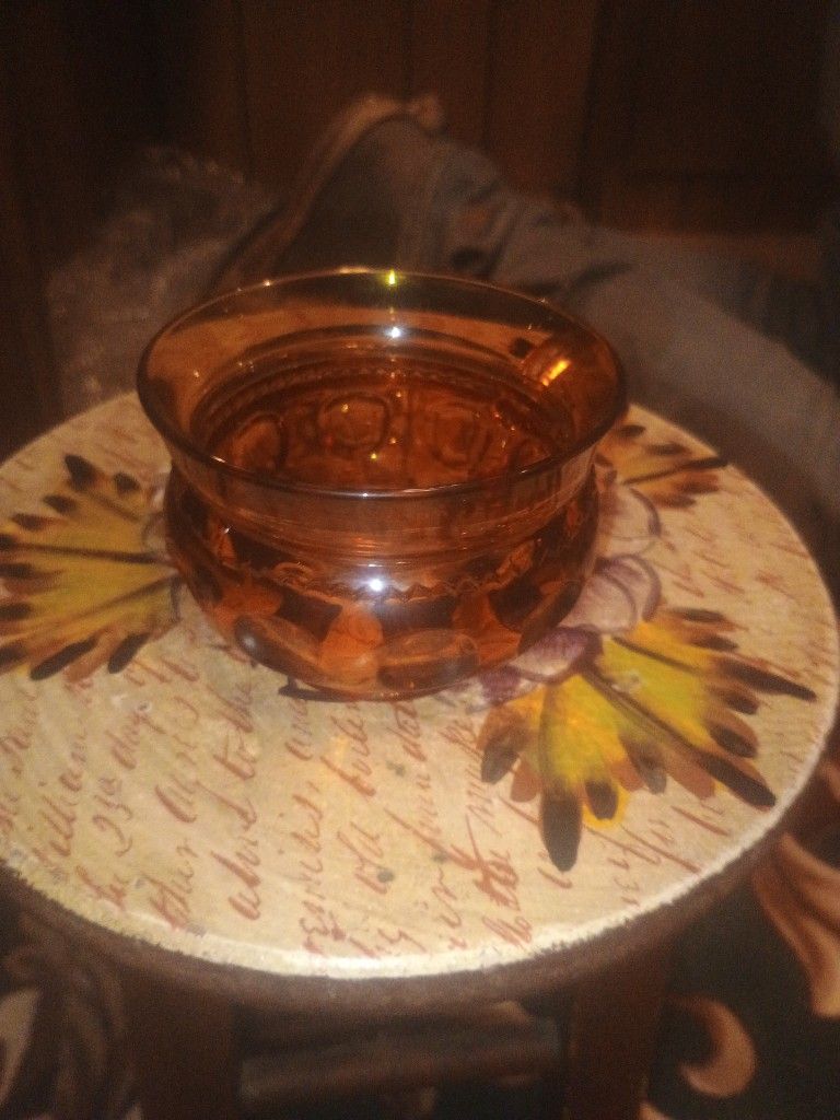 Vintage Marigold Glass