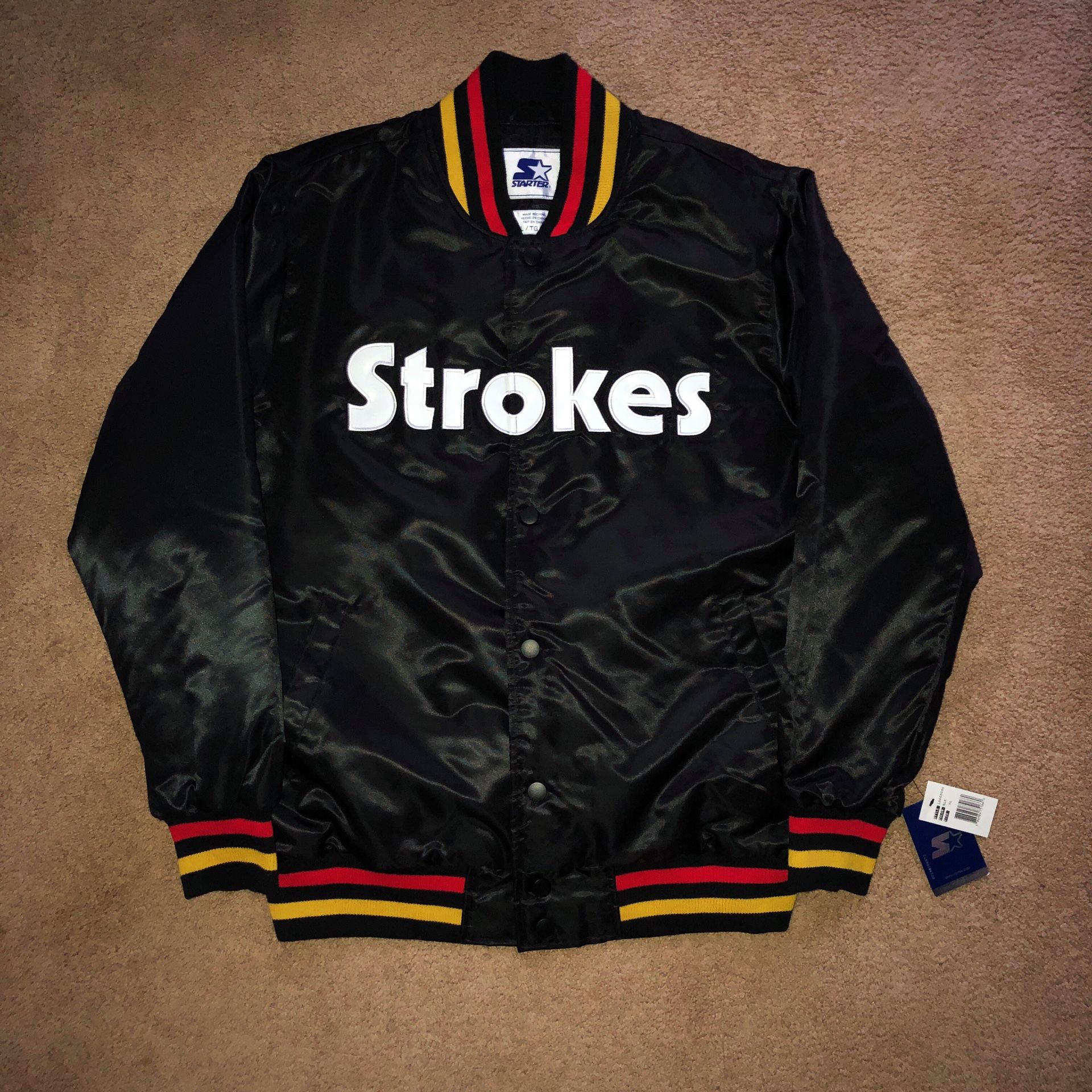 THE STROKES STARTER JACKET SIZE XL VERY RARE