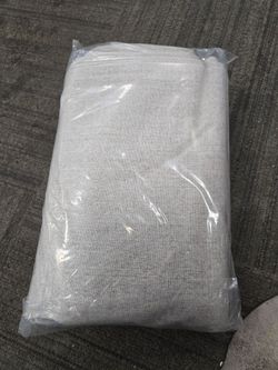 Gray Fabric Textile in Sealed Bag