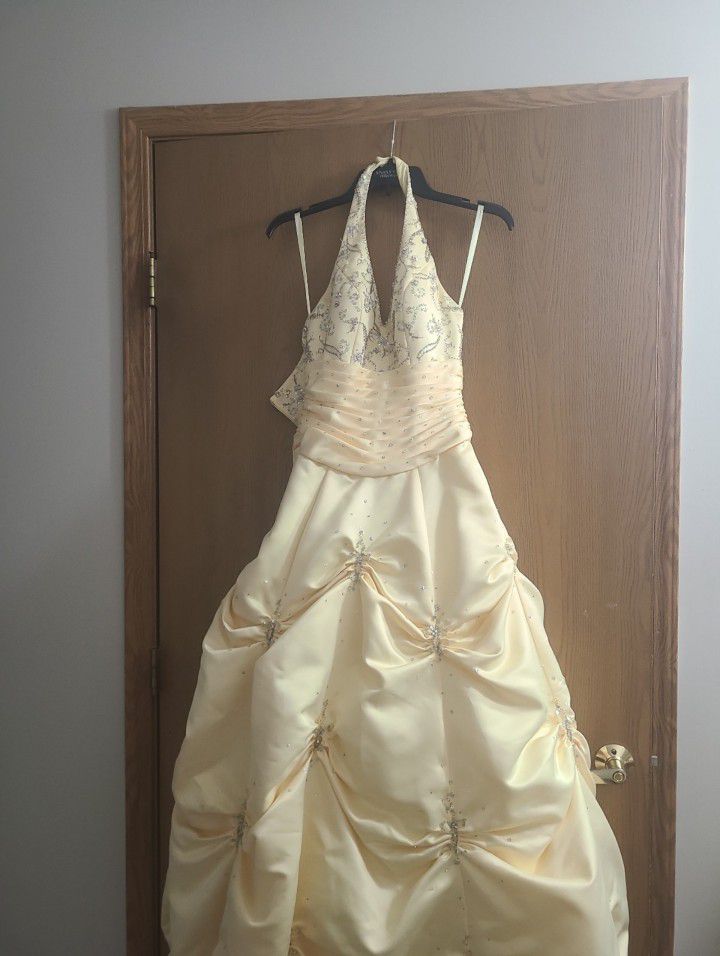 Mori Lee's "Belle" Prom/Homecoming Dress & L. Lorraine "Lilly" Shoes (Bundle)