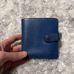 Louis Vuitton Blue Epi Wallet 