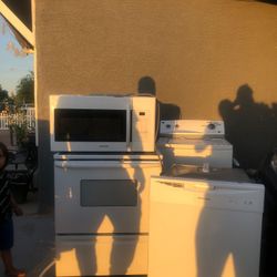 Stove And Dish Washer Microwave 