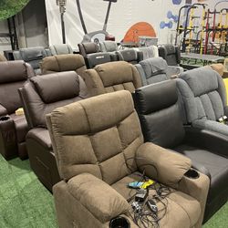 Brand New Electric Lift Recliners/rocking Recliners/manual Recliner Price Starting At $90