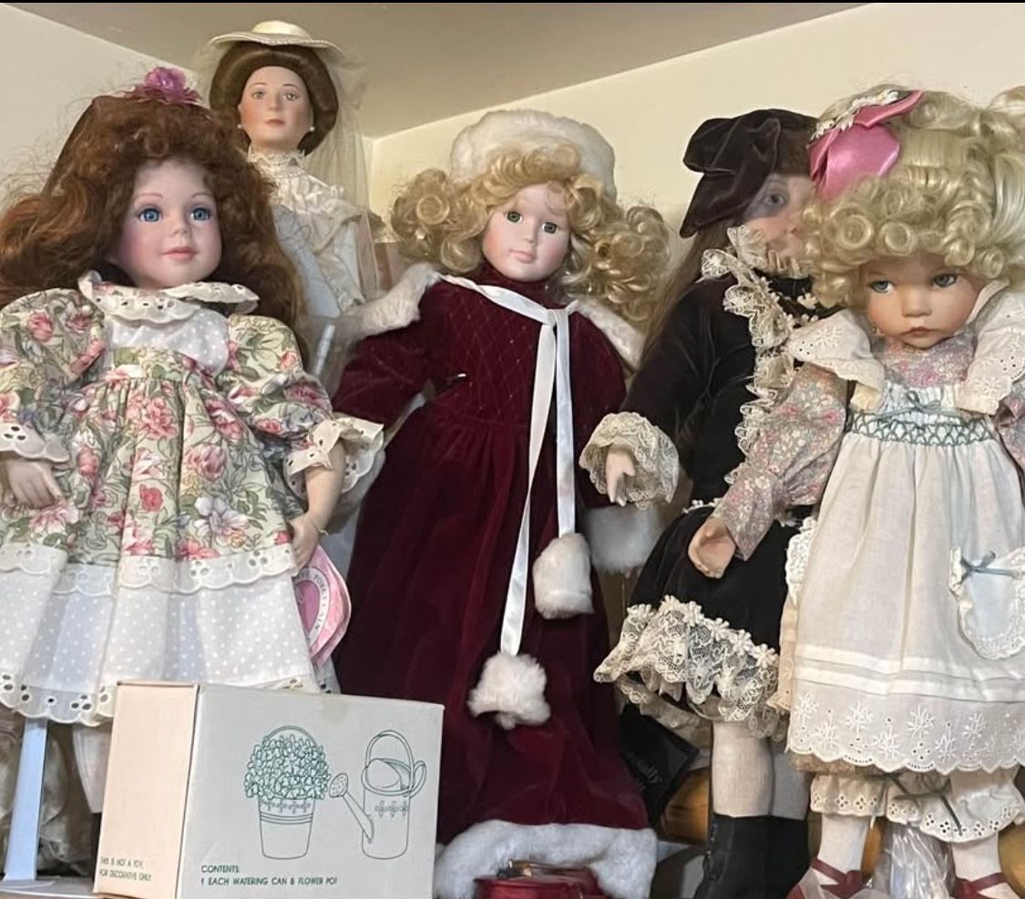 Vintage Porcelain Dolls