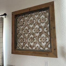 Pottery Barn Wood ART