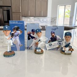 Rare Dodger Bobble Heads 