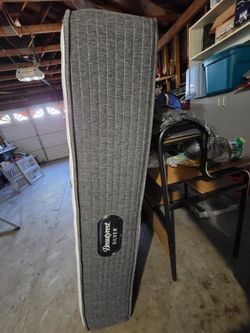 Mattress: Excellent condition Queen, extra-firm BeautyRest Silver ( 5 years old)