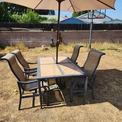 Patio Furniture with Umbrella