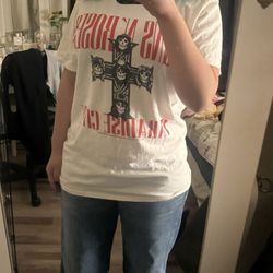Guns N’ Roses Paradise City Graphic T-Shirt White Size Medium
