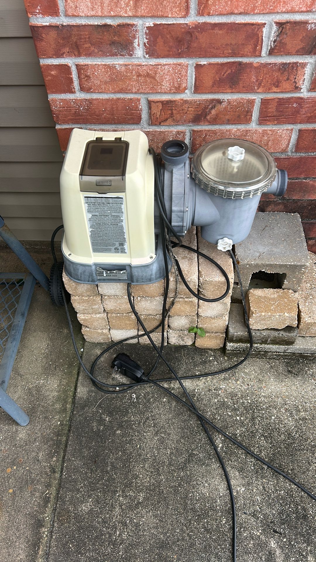 Above Swimming Pool Pump