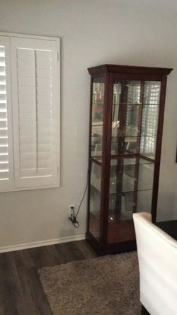 Curio Cabinet with light